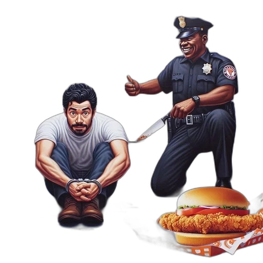 food, weapon, concept art, comic book art, photorealistic, pixel art, fire, city street transparent PNG cut-out