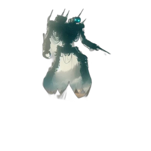 creature, robot, dragon, mask, concept art, 3d render, fantasy art, pixel art transparent PNG cut-out