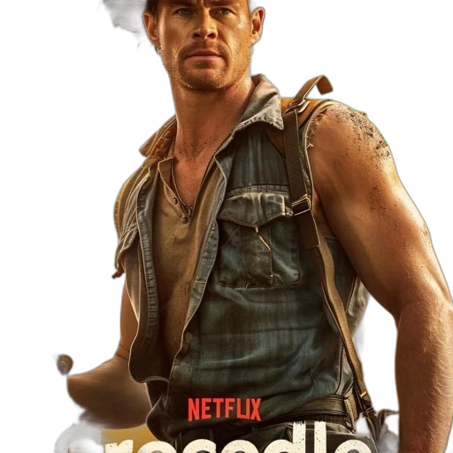 concept art, photorealistic, rugged, man, hat, stands, next, tree transparent PNG cut-out