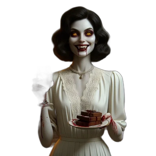 face, dress, food, staff, concept art, pixel art, fantasy art, comic book art transparent PNG cut-out