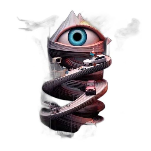 robot, mask, face, weapon, concept art, cyberpunk, 3d render, fantasy art transparent PNG cut-out