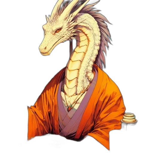 dragon, staff, animal, creature, fantasy art, concept art, pixel art, 3d render transparent PNG cut-out