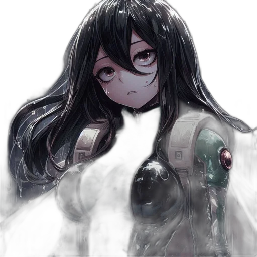 robot, mask, face, creature, anime, concept art, pixel art, cyberpunk transparent PNG cut-out