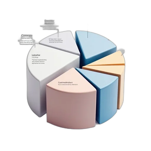 pastel, earth tones, monochrome, colorful, pie, chart, infographic, business transparent PNG cut-out