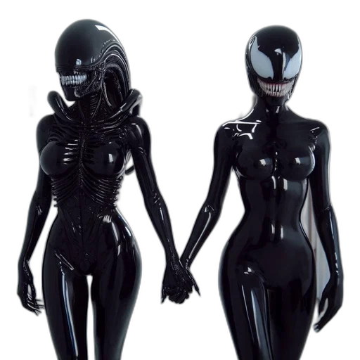 mask, robot, concept art, 3d render, comic book art, cyberpunk, outer space, monochrome transparent PNG cut-out