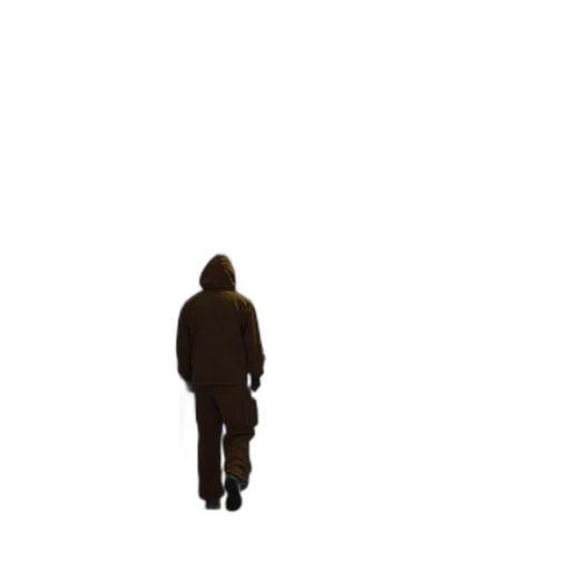 jacket, robot, staff, creature transparent PNG cut-out