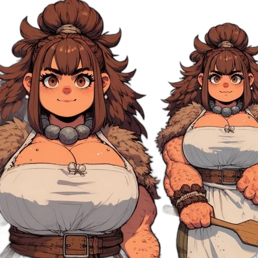 dress, crown, hair, concept art, pixel art, anime, fantasy art, earth tones transparent PNG cut-out