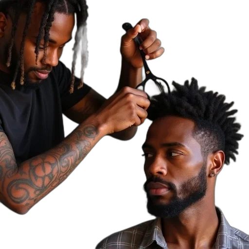 hair, staff, man, dreadlocks transparent PNG cut-out