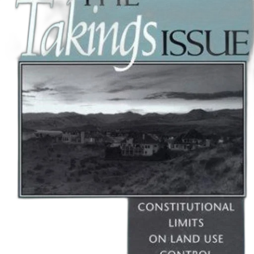 cover, takings, issue, discusses, constitutional, limits, land, use transparent PNG cut-out