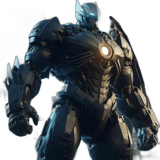 robot, weapon, creature, animal, concept art, comic book art, 3d render, fantasy art transparent PNG cut-out