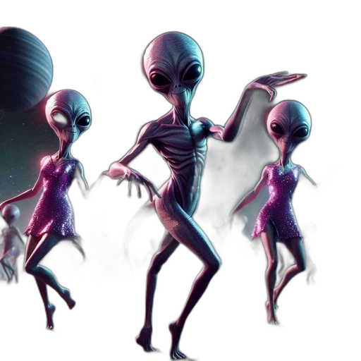 creature, concept art, 3d render, fantasy art, comic book art, outer space, aliens, slender transparent PNG cut-out