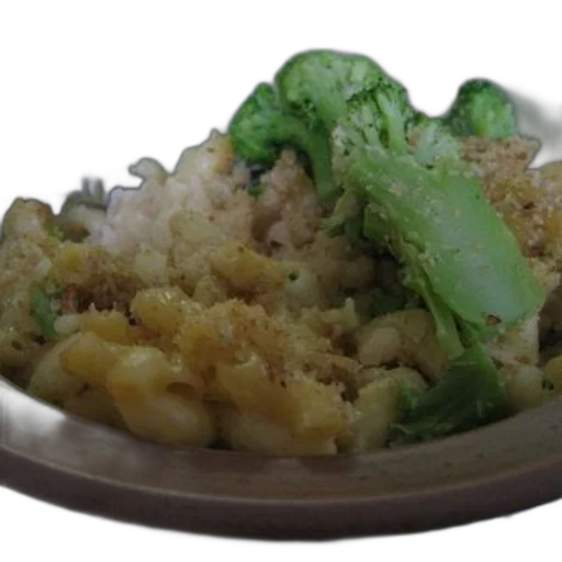 food, bowl, macaroni, cheese, broccoli, top transparent PNG cut-out