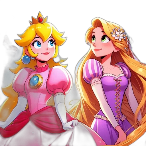 dress, crown, concept art, pixel art, fantasy art, 3d render, colorful, pastel transparent PNG cut-out