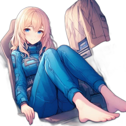 robot, jacket, furniture, face, anime, pixel art, concept art, cartoon transparent PNG cut-out