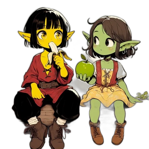 staff, concept art, fantasy art, pixel art, comic book art, green, two, animated transparent PNG cut-out