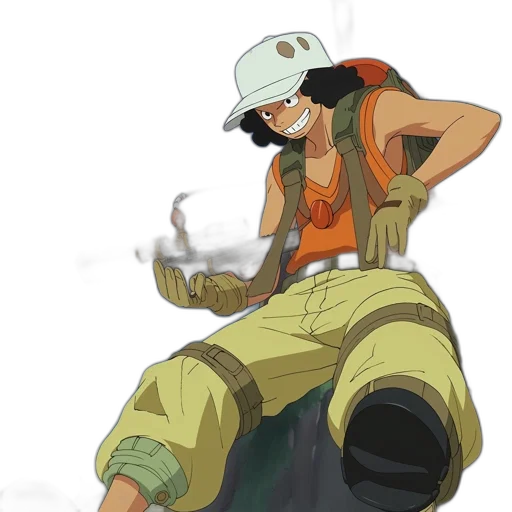 weapon, staff, hat, sword, concept art, anime, comic book art, cartoon transparent PNG cut-out
