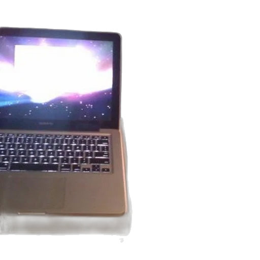 3d render, vaporwave, two, open, laptops, glowing, screens, boxes transparent PNG cut-out
