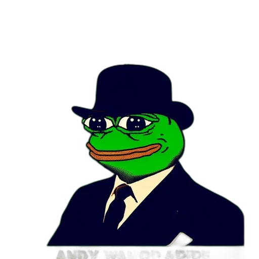 hat, face, staff, animal, photorealistic, cartoon, pixel art, frog transparent PNG cut-out