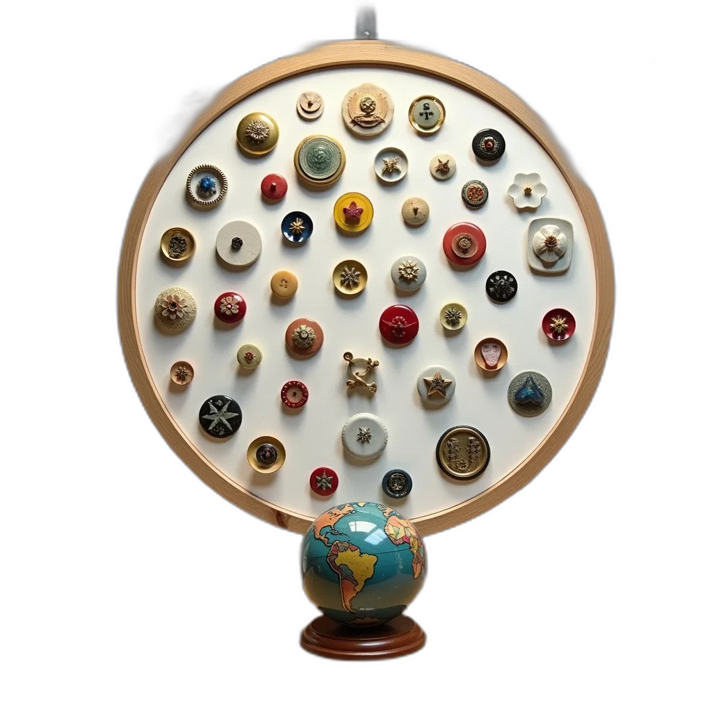 jewelry, staff, furniture, weapon, 3d render, display, various, buttons transparent PNG cut-out