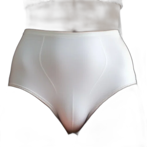 photorealistic, 3d render, white, high, waisted, briefie, ideal, comfort transparent PNG cut-out