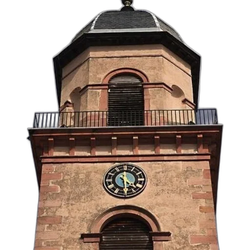 building, umbrella, staff, face, 3d render, photorealistic, concept art, clock transparent PNG cut-out