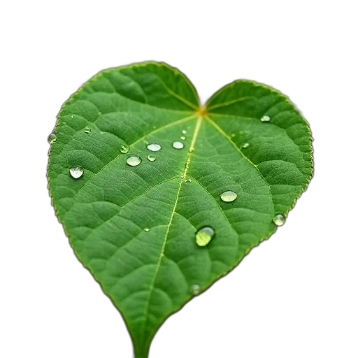 umbrella, flower, tree, photorealistic, rain, green, close-up, leaf transparent PNG cut-out