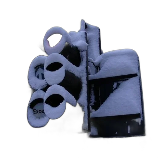 robot, weapon, mask, crown, 3d render, monochrome, snow-covered, traffic transparent PNG cut-out