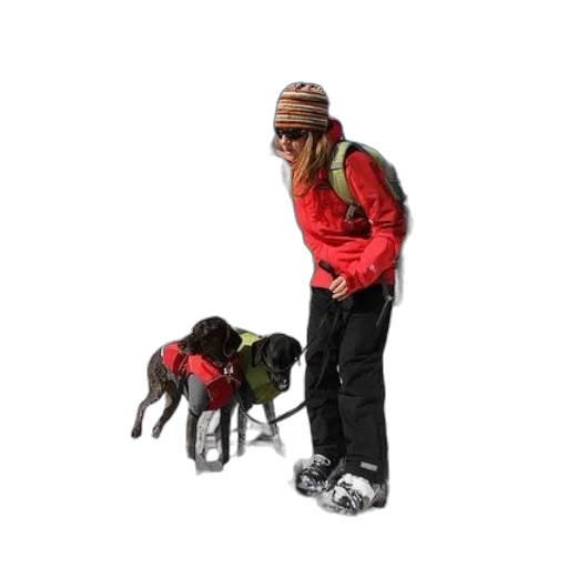 jacket, animal, staff, creature, 3d render, concept art, photorealistic, snow transparent PNG cut-out