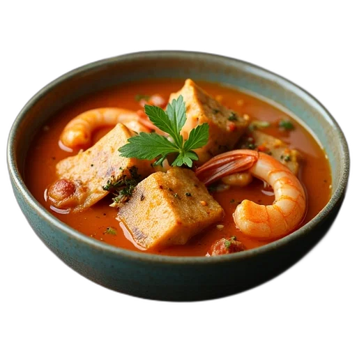 food, animal, 3d render, photorealistic, underwater, bowl, fish, shrimp transparent PNG cut-out
