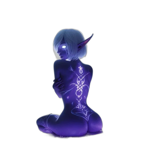 staff, creature, jewelry, robot, 3d render, concept art, fantasy art, vaporwave transparent PNG cut-out