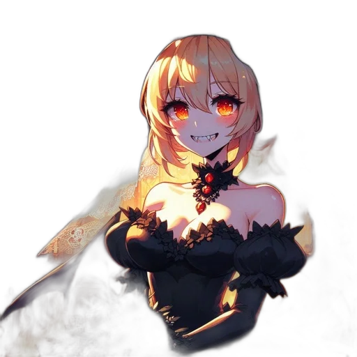 dragon, flower, crown, mask, anime, fantasy art, pixel art, concept art transparent PNG cut-out
