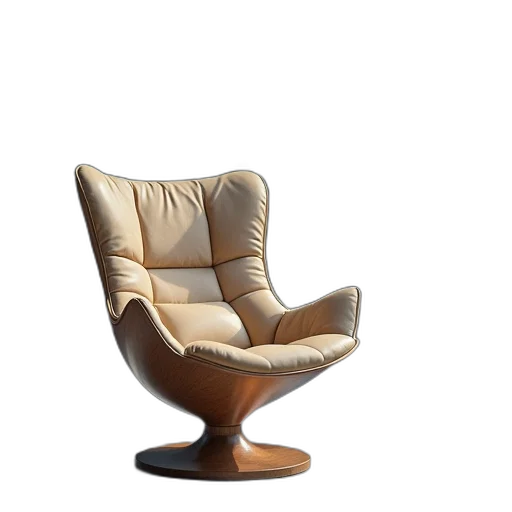 furniture, crown, hair, 3d render transparent PNG cut-out