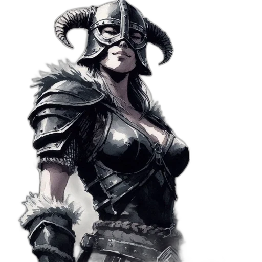 mask, weapon, concept art, fantasy art, comic book art, 3d render, monochrome, dark transparent PNG cut-out