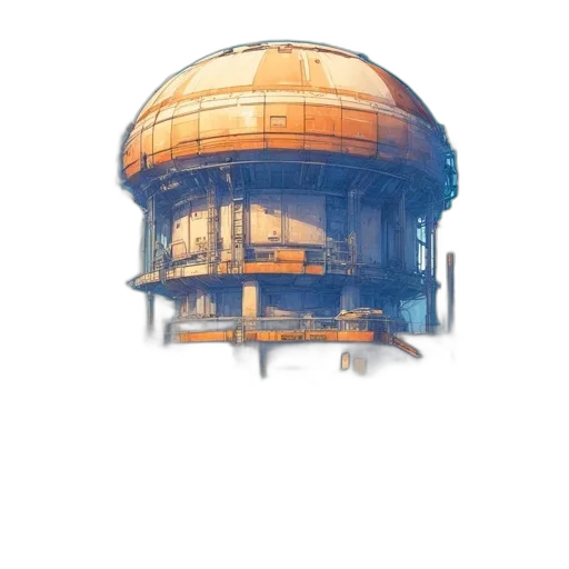 building, hat, robot, crown, concept art, watercolor, 3d render, pixel art transparent PNG cut-out