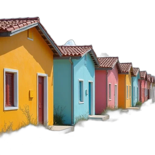 building, 3d render, photorealistic, concept art transparent PNG cut-out