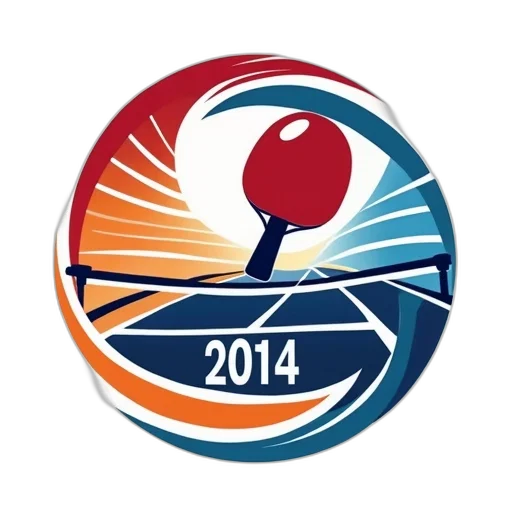logo, table, tennis, tournament, year, 2014 transparent PNG cut-out