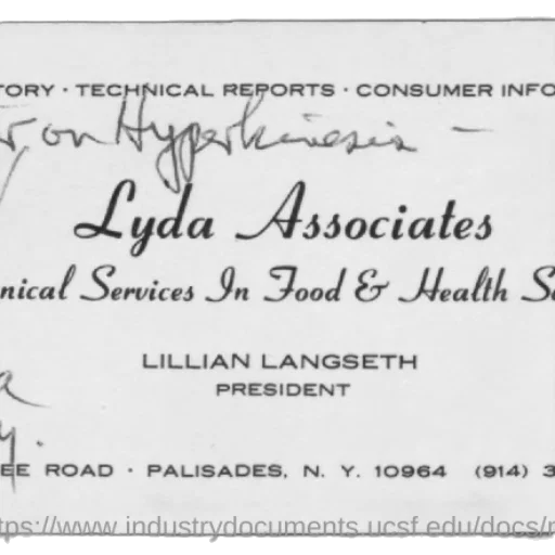 business, card, lyda, associates, name, lillian, langseth, president transparent PNG cut-out