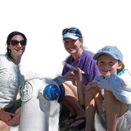 staff, bottle, group, people, sitting, around, fire, hydrant transparent PNG cut-out