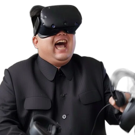 staff, hat, mask, robot, concept art, cyberpunk, 3d render, person transparent PNG cut-out