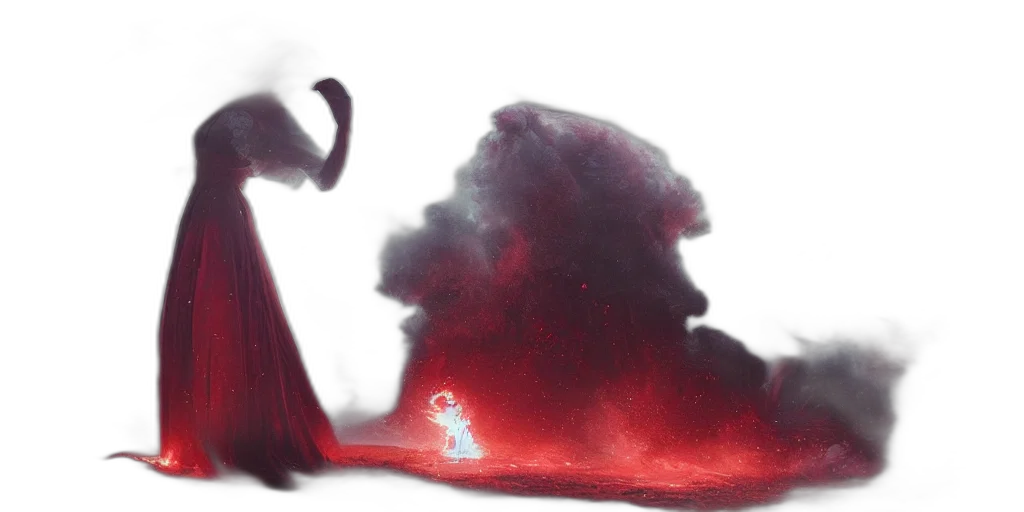 dragon, mask, sword, creature transparent PNG cut-out