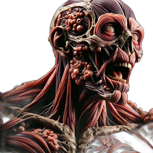 face, creature, mask, concept art, 3d render, comic book art, photorealistic, detailed transparent PNG cut-out