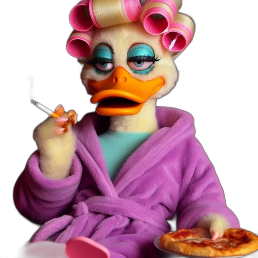 mask, food, animal, jacket, 3d render, vaporwave, concept art, photorealistic transparent PNG cut-out
