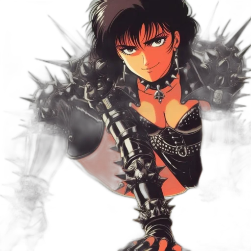 weapon, sword, dress, fantasy art, anime, concept art, cyberpunk, fire transparent PNG cut-out