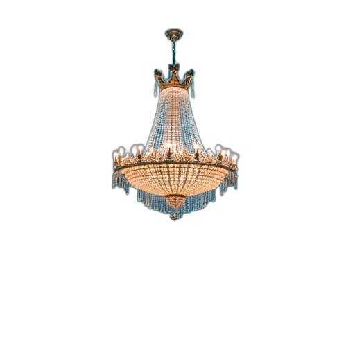 crown, furniture, jewelry, 3d render transparent PNG cut-out