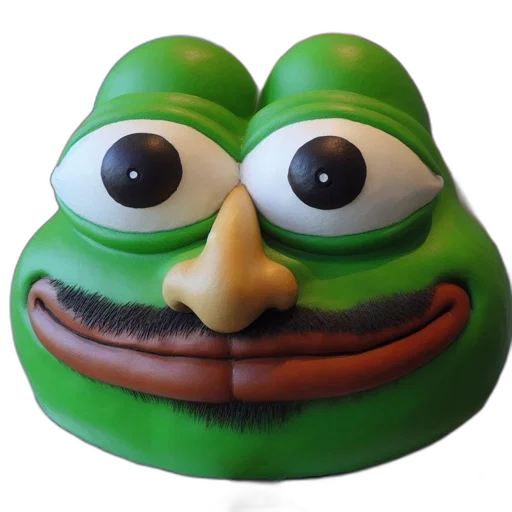 face, mask, creature, hat, 3d render, photorealistic, concept art, close-up transparent PNG cut-out