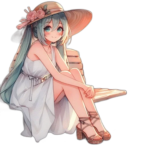 staff, hat, weapon, sword, anime, fantasy art, pixel art, watercolor transparent PNG cut-out