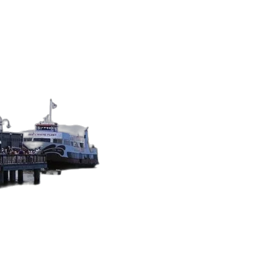 building, robot, 3d render, pixel art, concept art, photorealistic, ferry, docked transparent PNG cut-out
