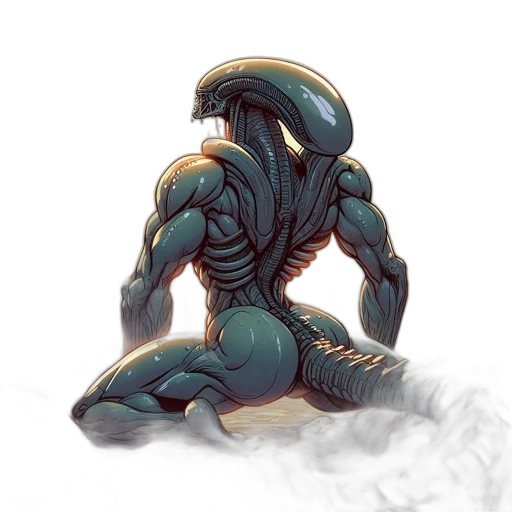 robot, creature, animal, concept art, fantasy art, comic book art, cyberpunk, outer space transparent PNG cut-out