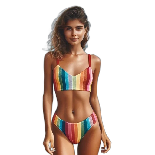 dress, jacket, vaporwave, neon, colorful, pastel, woman, sandy transparent PNG cut-out