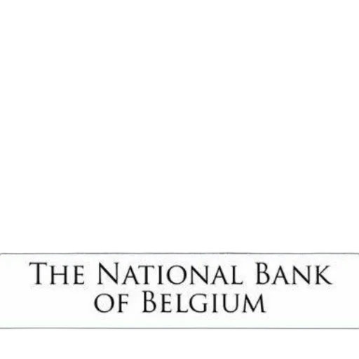 national, bank, belgium, written, serif, font, white, background transparent PNG cut-out